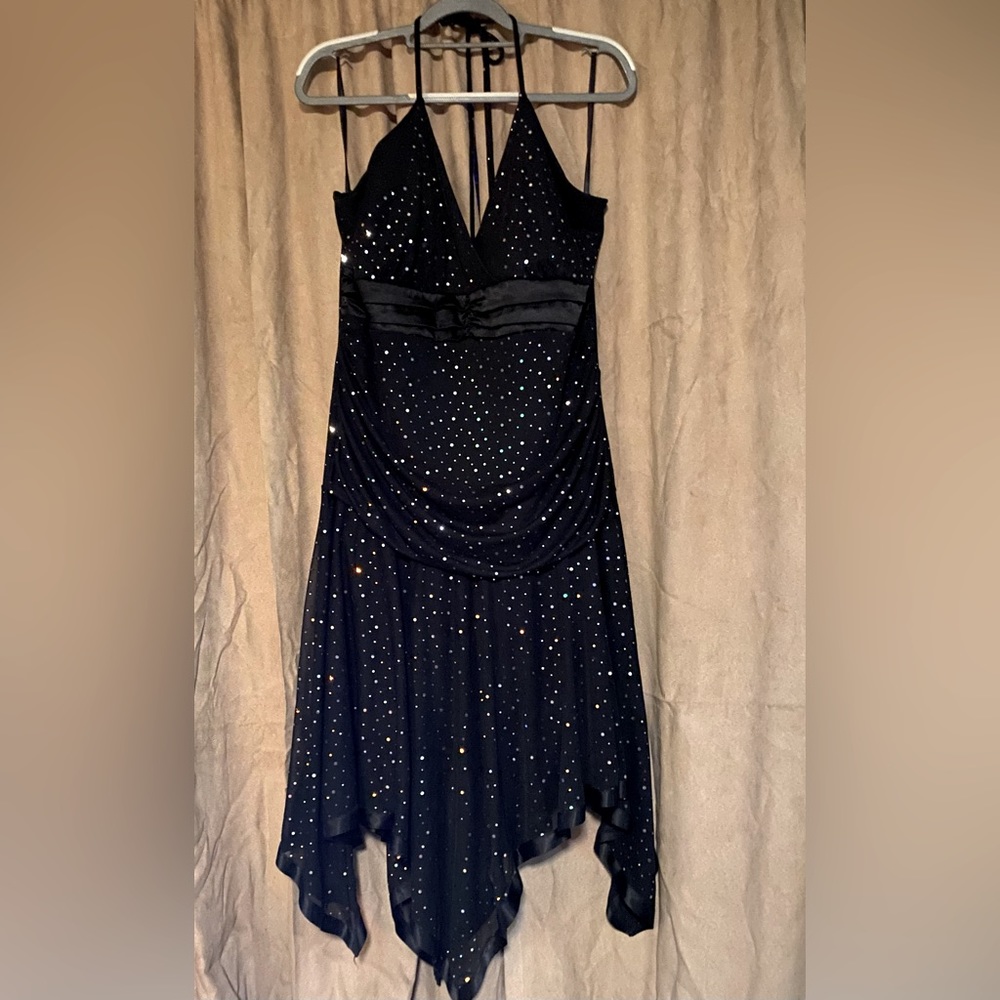 Y2K Vintage Taboo sequined little black dress. Rare find🚨🚨🚨
